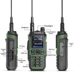 Radio stanica BAOFENG UV-21R (orange/zelena/siva) - Image 2