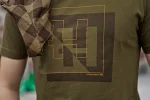 Majica HARKILA H-logo T-shirt